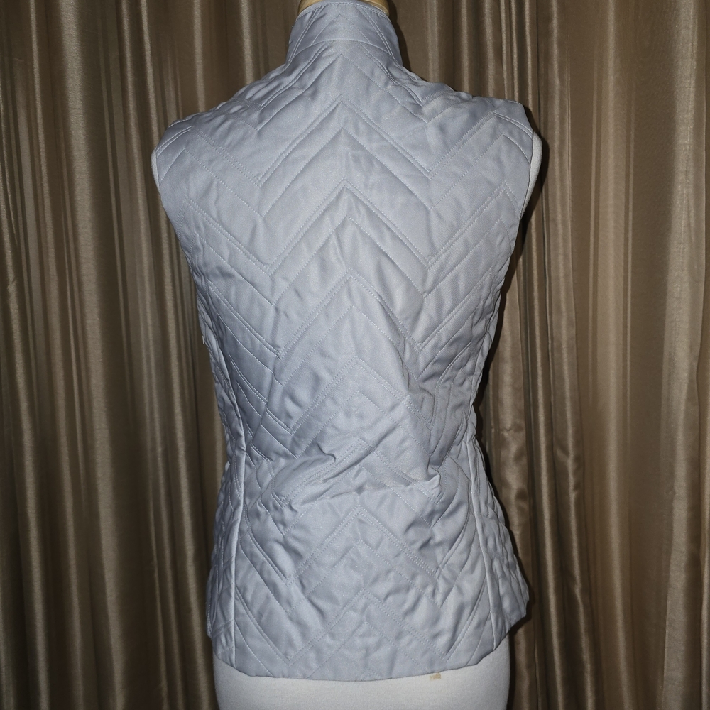 JH Colectables Women's Quilted Cream Vest Size Small NWT - Picture 6 of 7